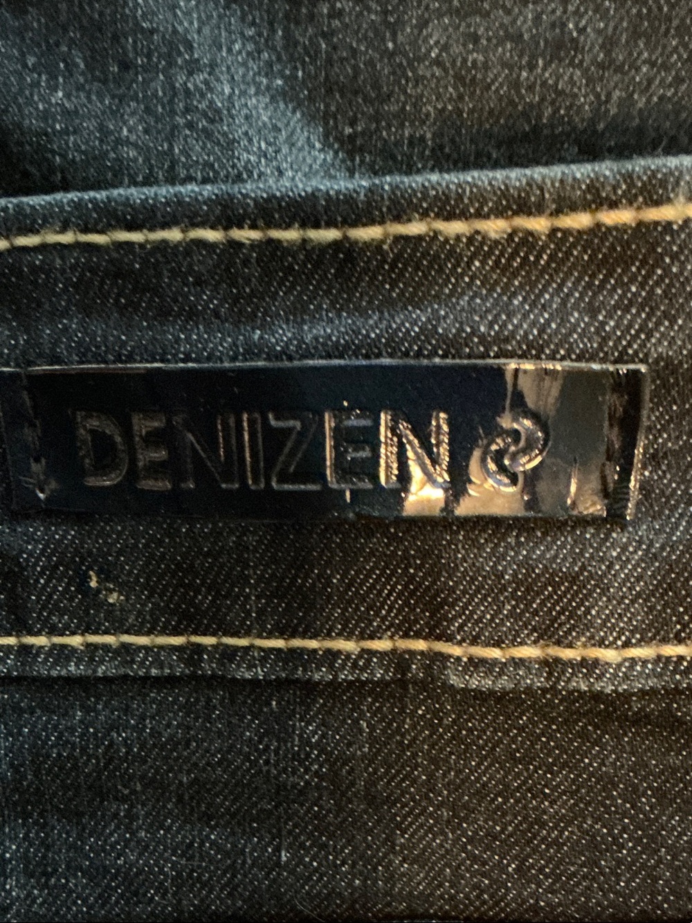 Denizen from Levi's Dark Blue Cropped Slim Jeans - Picture 5 of 6